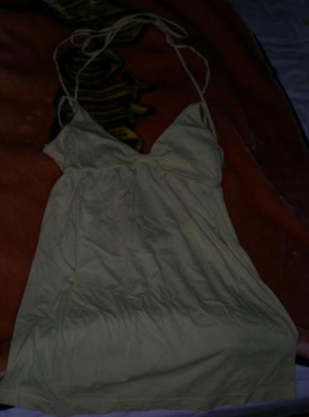 camiseta larga blanca